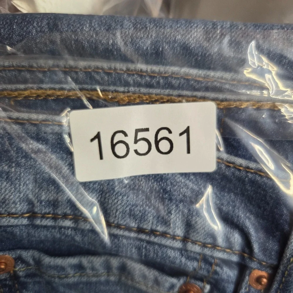 Levi 511 Jeans Mens 33x32 Blue Straight Leg Red Tab Western Riding Casual